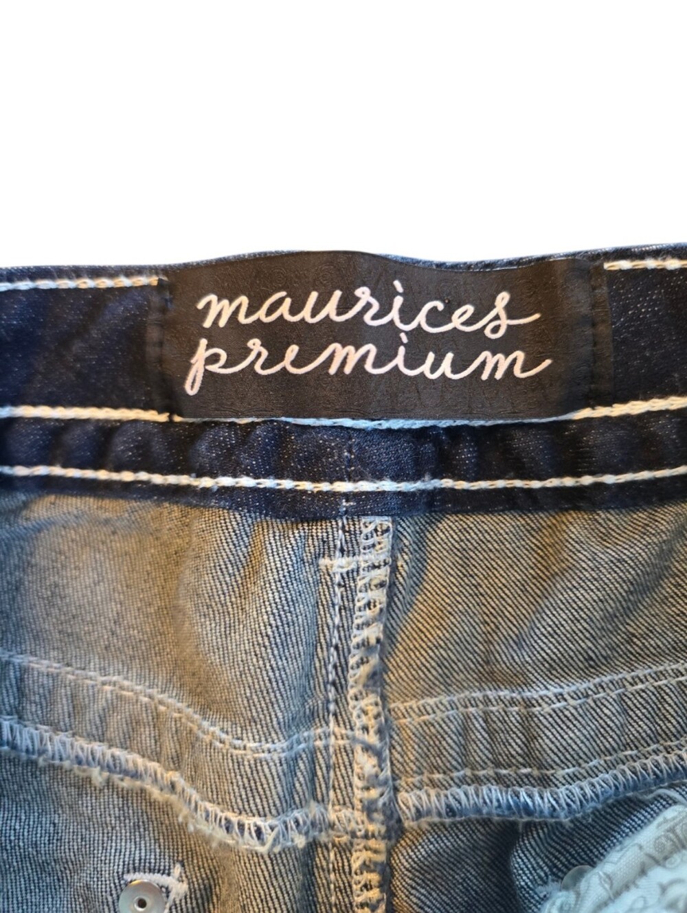 Maurices Premium Low Rise Boot Cut Blue Jeans 5/6 - Picture 5 of 10